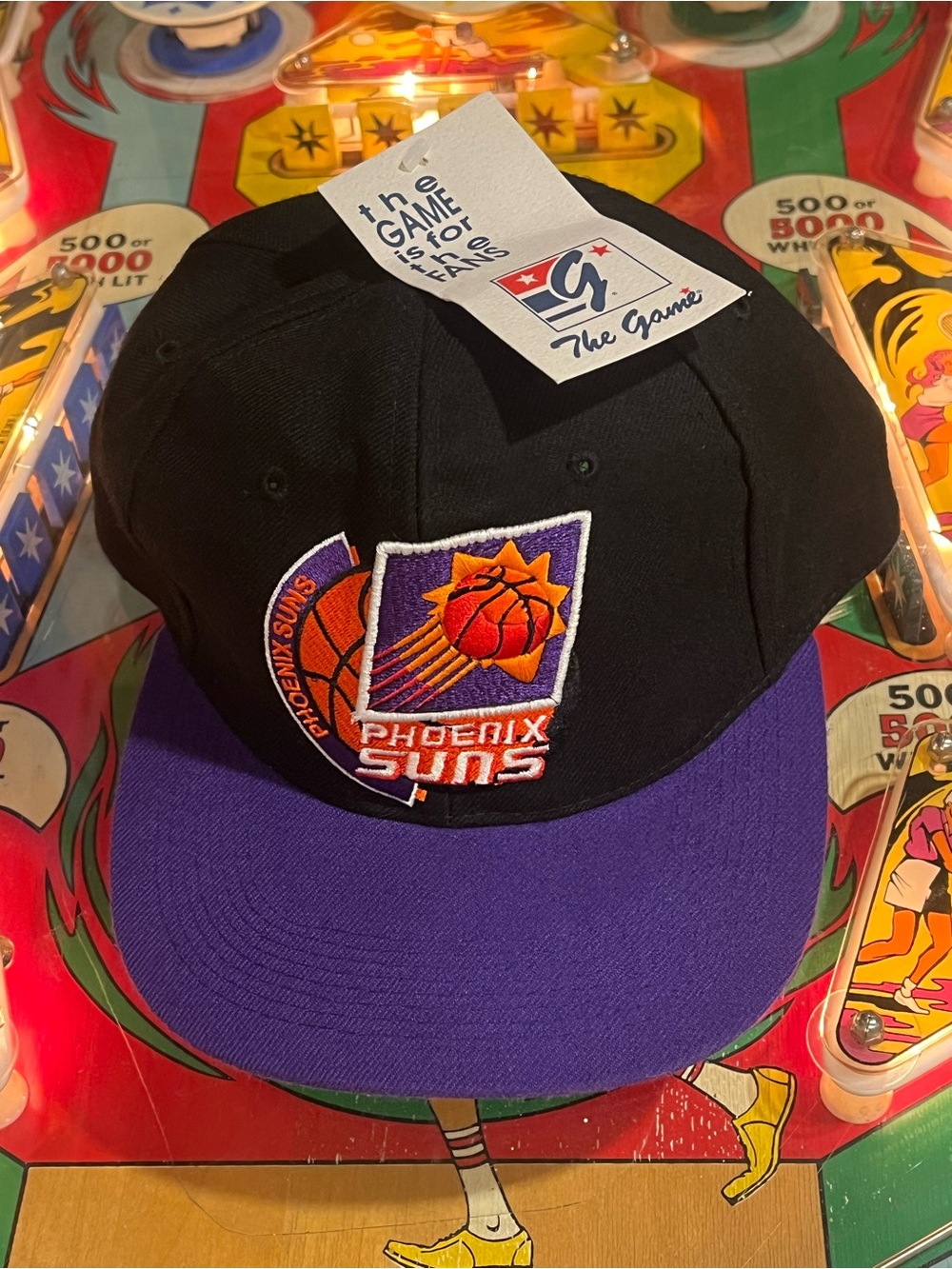 🏀Vintage Phoenix Suns NBA🏀 NEW WITH TAGS - The Game - Two Tone Snapback Hat